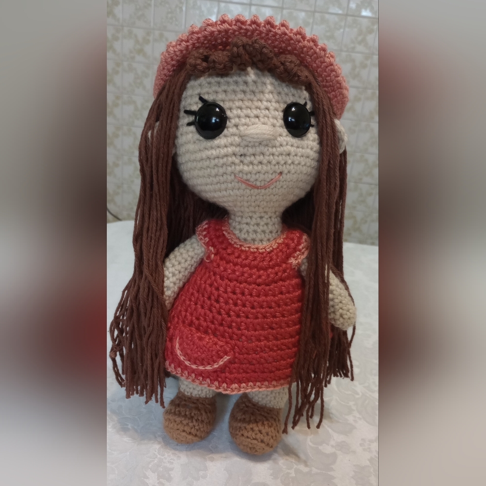 Handmade Crocheted Doll